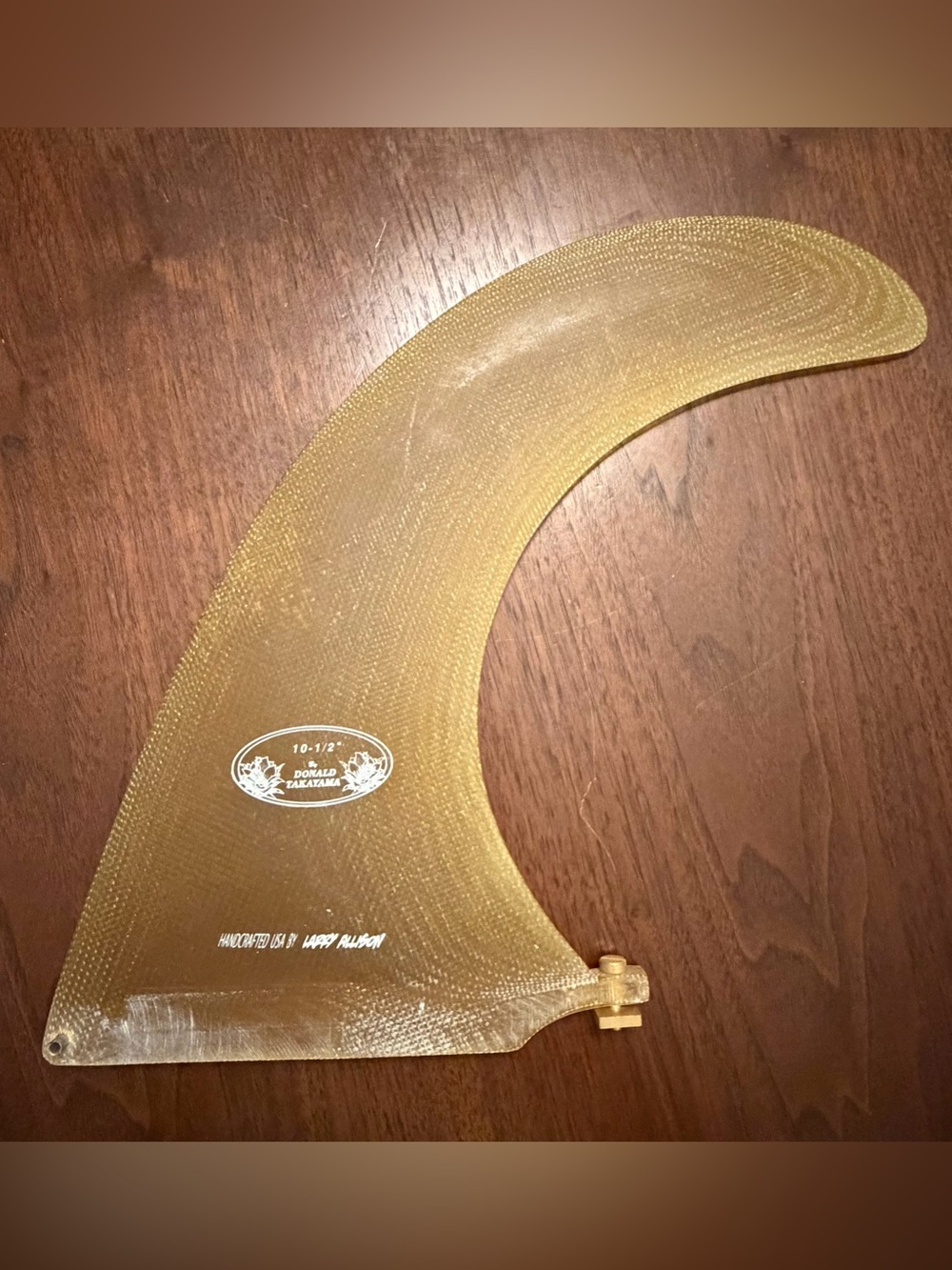 Takayama  10.5 Surfboard Fin - Yellow